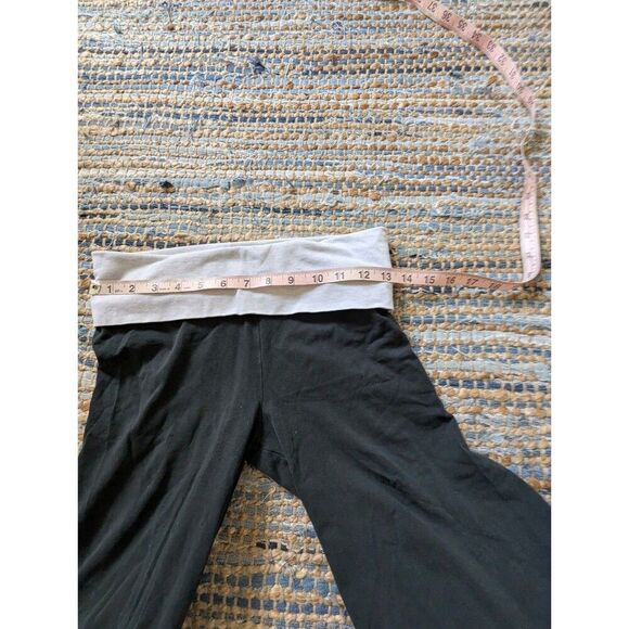 Vtg Y2k Pink Fold Over Waist S Bling Black Pink Animal Print Mid Rise Skinny - Picture 4 of 6